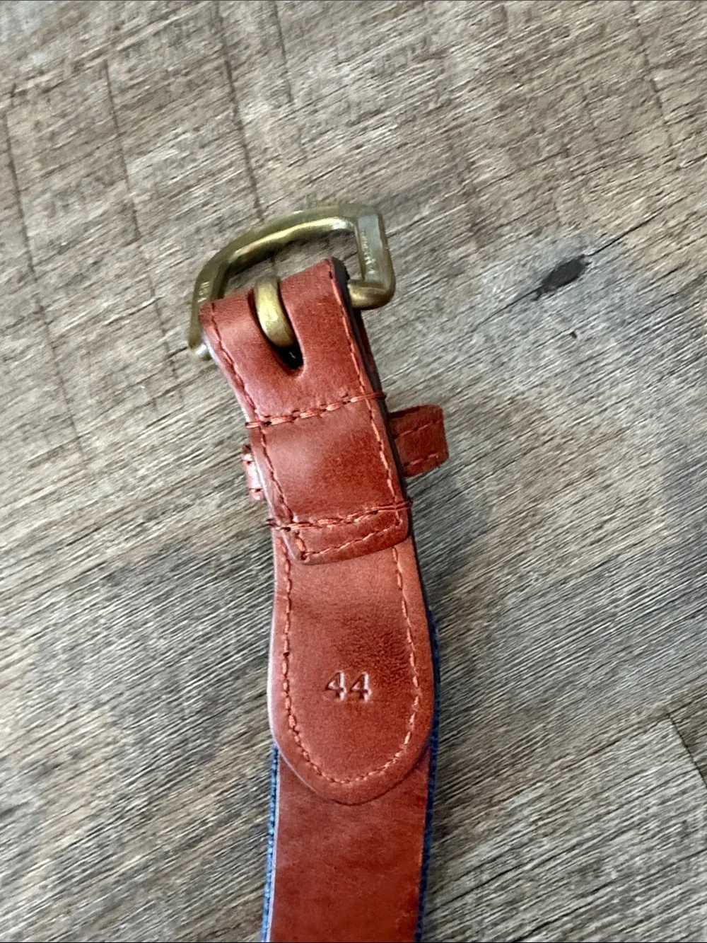 Smathers and Branson Old Chatham Belt Sz 44
